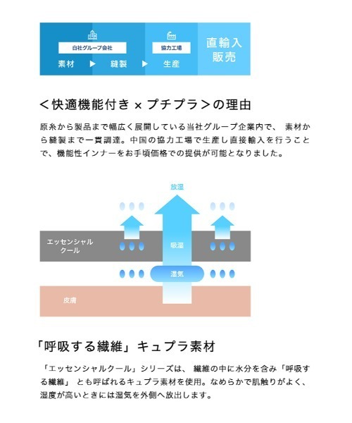 fifth(フィフス)の「【接触冷感×抗菌防臭】さらさら、ひんやりキャミソール【EssentialCool】(キャミソール・レディース・ブラック/ベージュ・S/M/L)」の4枚目の写真