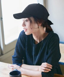 Tiaclasse（ティアクラッセ）の「【安田美沙子さん着用】ジャガードリボンキャップ/リボンキャップ（キャップ）」