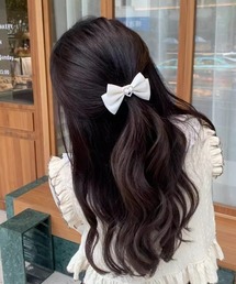 推し活さぽちゃん（オシカツサポチャン）の「2pハートビジュリボンヘアピン（ヘアピン）」