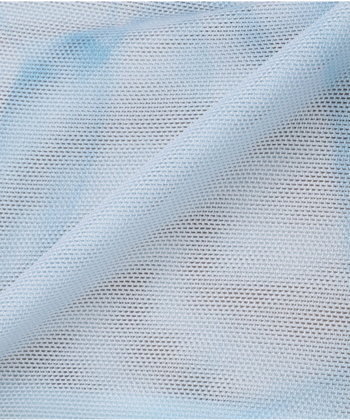 セール】【OPEN YY / オープンワイワイ】RIBBON PRINT MESH TOP