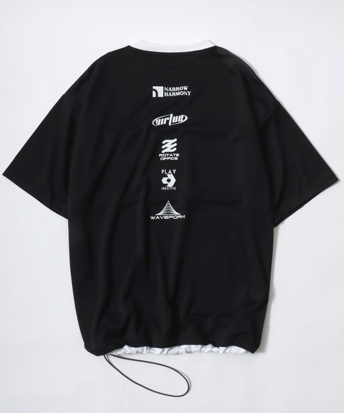 Lazar（ラザル）の「Soccer Game Shirt SS Tee/オーバーサイズ メッシュ ユニフォームデザイン サッカーゲームシャツ Vネック 半袖Tシャツ/レディース メンズ（Tシャツ/カットソー・レディース・ブラック/グレー/ホワイト・M/L）」の15枚目の写真