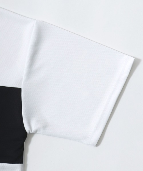 Lazar（ラザル）の「Soccer Game Shirt SS Tee/オーバーサイズ メッシュ ユニフォームデザイン サッカーゲームシャツ Vネック 半袖Tシャツ/レディース メンズ（Tシャツ/カットソー・レディース・ブラック/グレー/ホワイト・M/L）」の9枚目の写真