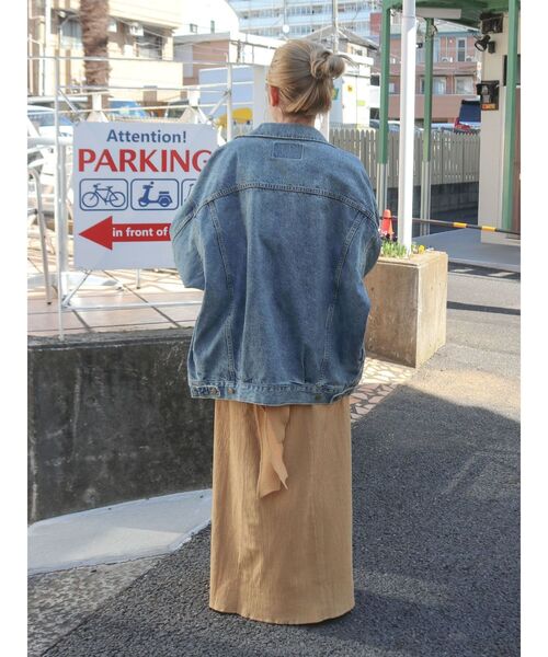 Ungrid（アングリッド）の「バックデザインノースリワンピース（ワンピース・レディース・アイボリー/ブラック/イエロー・SMALL/MEDIUM）」の17枚目の写真