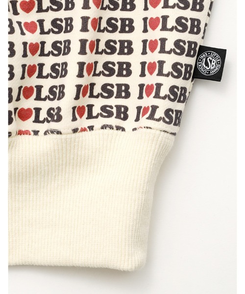 Little sunny bite（リトルサニーバイト）の「《Little sunny bite》I love LSB hoodie（パーカー・レディース・オレンジ/ピンク/アイボリー・MEDIUM/SMALL）」の9枚目の写真