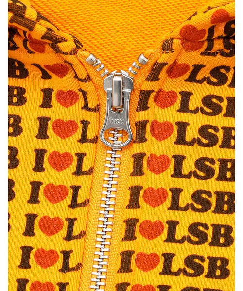 Little sunny bite（リトルサニーバイト）の「《Little sunny bite》I love LSB hoodie（パーカー・レディース・オレンジ/ピンク/アイボリー・MEDIUM/SMALL）」の16枚目の写真