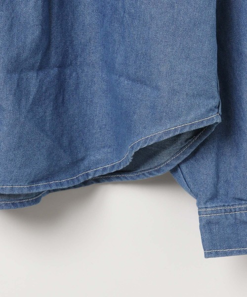 LAND MUSEUM(ランドミュージアム)の「LAND MUSEUM/フードデニムシャツ(シャツ/ブラウス・メンズ・ライトブルー/ブラック・FREE)」の21枚目の写真