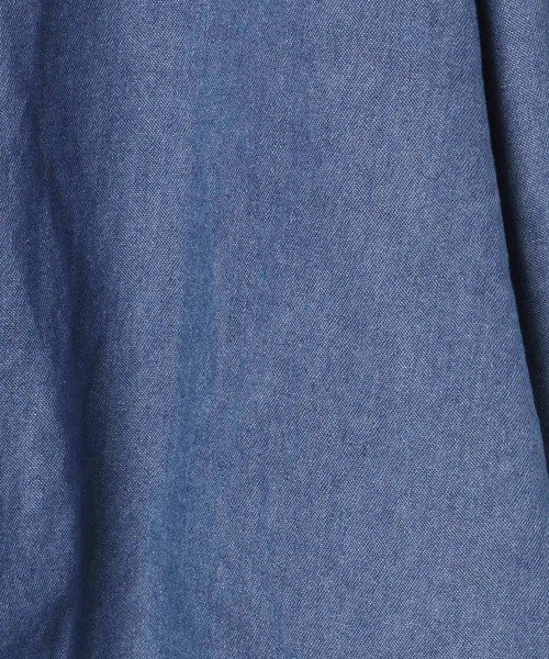 LAND MUSEUM(ランドミュージアム)の「LAND MUSEUM/フードデニムシャツ(シャツ/ブラウス・メンズ・ライトブルー/ブラック・FREE)」の22枚目の写真