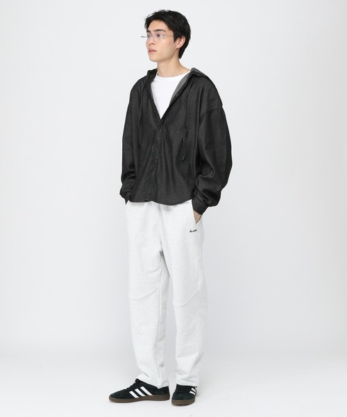 LAND MUSEUM(ランドミュージアム)の「LAND MUSEUM/フードデニムシャツ(シャツ/ブラウス・メンズ・ライトブルー/ブラック・FREE)」の10枚目の写真