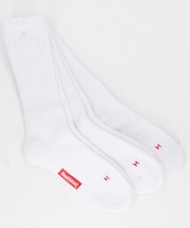FREAK'S STORE | ｼﾝｶｰ無地 WHITE ｸﾙｰ(25.0-27.0cm対応)(ソックス/靴下)