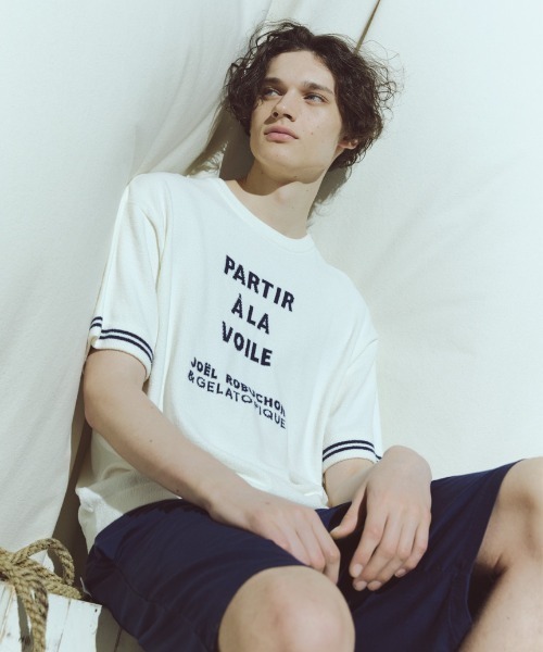 JOEL ROBUCHON 接触冷感 セットアップ 新品未使用 ジェラートピケ セール】【JOEL ROBUCHON】【HOMME】【接触冷感】ワンポイント