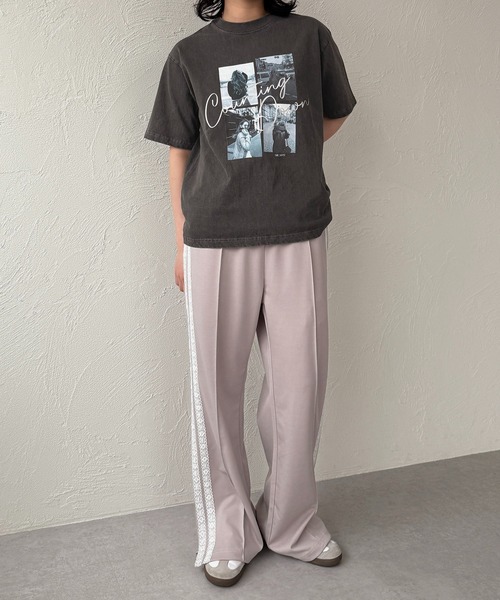 apres jour mignon(アプレジュールミニョン)の「レースラインパンツ【ZOZOTOWN限定アイテム】(その他パンツ・レディース・ピンク/ネイビー/ブラック・MEDIUM/SMALL/X-LARGE)」の15枚目の写真