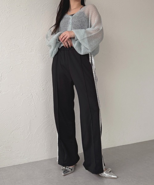 apres jour mignon(アプレジュールミニョン)の「レースラインパンツ【ZOZOTOWN限定アイテム】(その他パンツ・レディース・ピンク/ネイビー/ブラック・MEDIUM/SMALL/X-LARGE)」の5枚目の写真