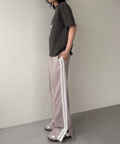 apres jour mignon(アプレジュールミニョン)の「レースラインパンツ【ZOZOTOWN限定アイテム】(その他パンツ・レディース・ピンク/ネイビー/ブラック・MEDIUM/SMALL/X-LARGE)」の8枚目の写真