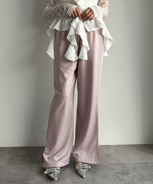 apres jour mignon(アプレジュールミニョン)の「レースラインパンツ【ZOZOTOWN限定アイテム】(その他パンツ・レディース・ピンク/ネイビー/ブラック・MEDIUM/SMALL/X-LARGE)」の20枚目の写真