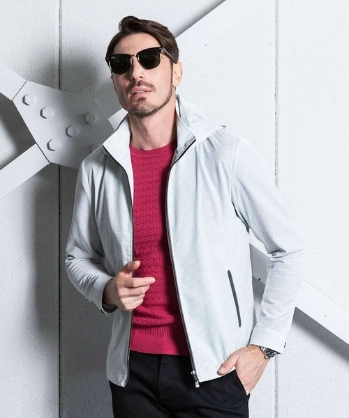 MICHEL KLEIN HOMME (ミッシェルクランオム)の「フード付きブルゾン(ブルゾン・メンズ・ライトグレー/ブラック・MEDIUM/LARGE/X-LARGE)」の7枚目の写真