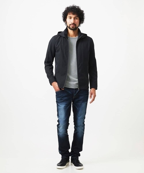 MICHEL KLEIN HOMME (ミッシェルクランオム)の「フード付きブルゾン(ブルゾン・メンズ・ライトグレー/ブラック・MEDIUM/LARGE/X-LARGE)」の9枚目の写真
