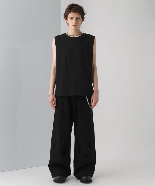 HARE（ハレ）の「カサネベルトデニムパンツ(HARE)（デニムパンツ・メンズ・グレー/ブラック・FREE）」の11枚目の写真