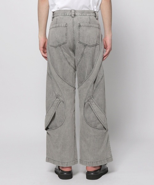 HARE（ハレ）の「カサネベルトデニムパンツ(HARE)（デニムパンツ・メンズ・グレー/ブラック・FREE）」の19枚目の写真