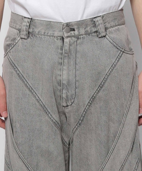 HARE（ハレ）の「カサネベルトデニムパンツ(HARE)（デニムパンツ・メンズ・グレー/ブラック・FREE）」の20枚目の写真