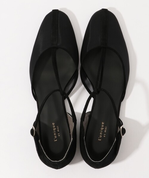 TOMORROWLAND （トゥモローランド）の「L'unique et moi LIEN Tストラップシューズ（その他シューズ・レディース・ブラック・22.5/23.5/24.5）」の6枚目の写真
