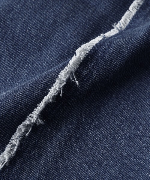 SOCCE(ソーシー)の「ハイウエストワイドフリンジサスペンダーデニム(デニムパンツ・メンズ・ブルー/ダークグレー・M/S/XL/L)」の19枚目の写真