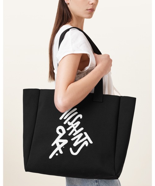 ALLSAINTS（オールセインツ）の「IZZY SPRAY M TOTE（トートバッグ・レディース・ブラック・ONE SIZE）」の6枚目の写真