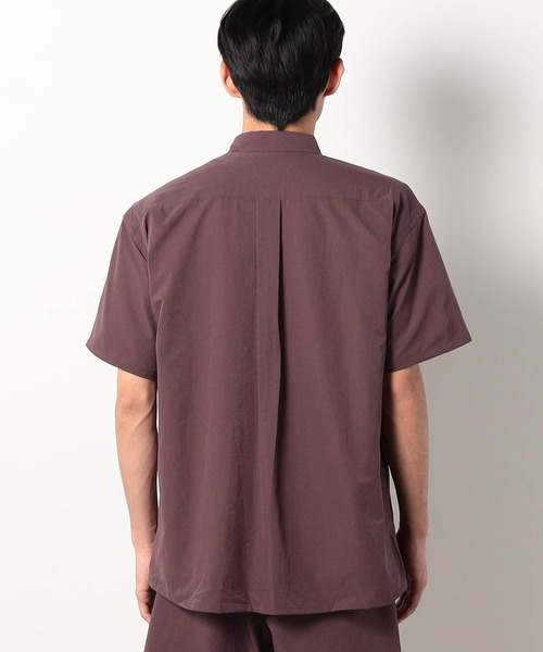NANGA（ナンガ）の「NANGA(ナンガ) DOT AIR COMFY SS SHIRTS（シャツ/ブラウス・メンズ・ブルー/ベージュ/プラム・MEDIUM/LARGE）」の6枚目の写真