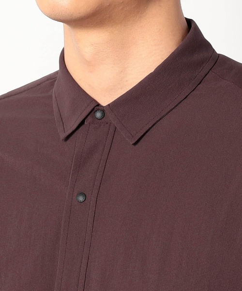 NANGA（ナンガ）の「NANGA(ナンガ) DOT AIR COMFY SS SHIRTS（シャツ/ブラウス・メンズ・ブルー/ベージュ/プラム・MEDIUM/LARGE）」の8枚目の写真