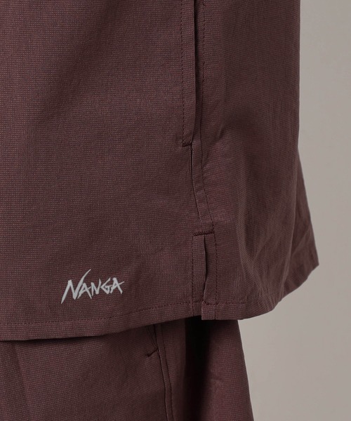 NANGA（ナンガ）の「NANGA(ナンガ) DOT AIR COMFY SS SHIRTS（シャツ/ブラウス・メンズ・ブルー/ベージュ/プラム・MEDIUM/LARGE）」の12枚目の写真