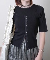 LADYMADE | フロントホックビスチェ×ニットトップスSET(ニット/セーター)