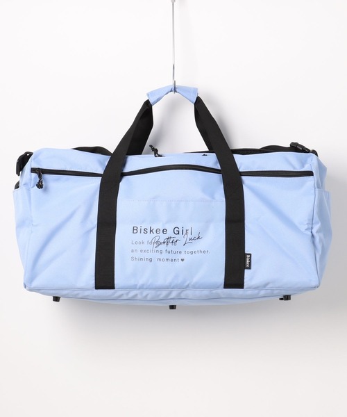 BISKEE(ビスキー)の「【BISKEE】3WAYボストンバック/トラベルバッグ 42L(ボストンバッグ・キッズ・グレー/ブラック×ブルー/ブラック/サックスブルー・FREE)」の9枚目の写真