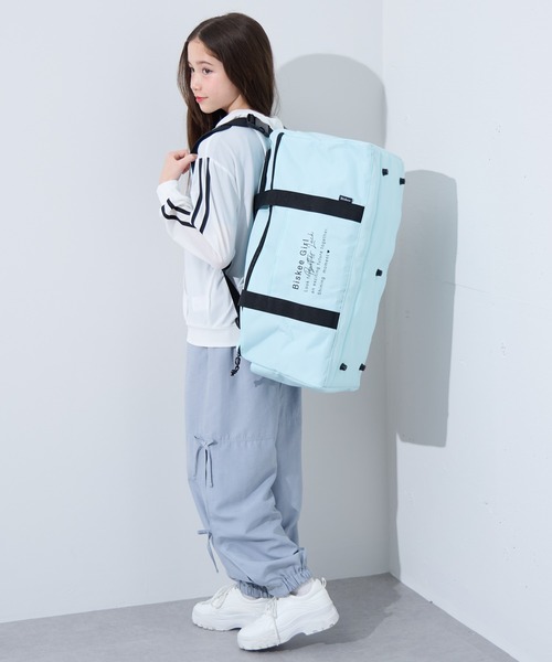 BISKEE(ビスキー)の「【BISKEE】3WAYボストンバック/トラベルバッグ 42L(ボストンバッグ・キッズ・グレー/ブラック×ブルー/ブラック/サックスブルー・FREE)」の17枚目の写真