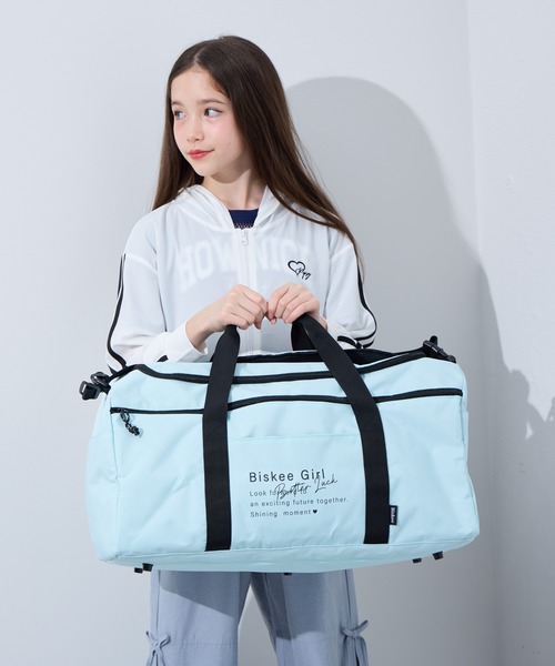 BISKEE(ビスキー)の「【BISKEE】3WAYボストンバック/トラベルバッグ 42L(ボストンバッグ・キッズ・グレー/ブラック×ブルー/ブラック/サックスブルー・FREE)」の20枚目の写真