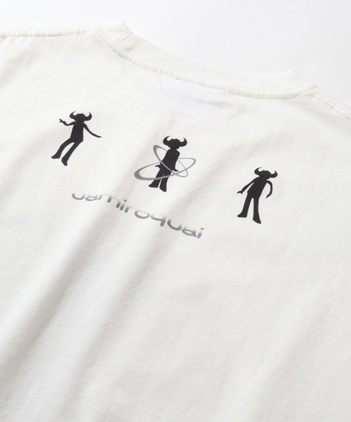 CORPUS SELECT(コーパストーキョー)の「【Jamiroquai/ジャミロクワイ】ピグメント加工 サークルプリント ノースリーブカットソー(Tシャツ/カットソー・メンズ・ホワイト/ブラック系その他/ブラック系その他2・L/M/LL)」の15枚目の写真