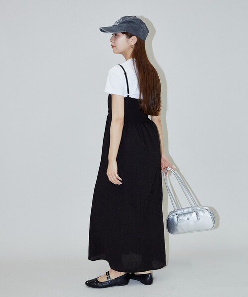【近年モデル✨】 MARY QUANT サマー ワンピース 袖金具 刺繍ロゴ MARY QUANT - 【美品】マリークワント ラインサインロゴニット
