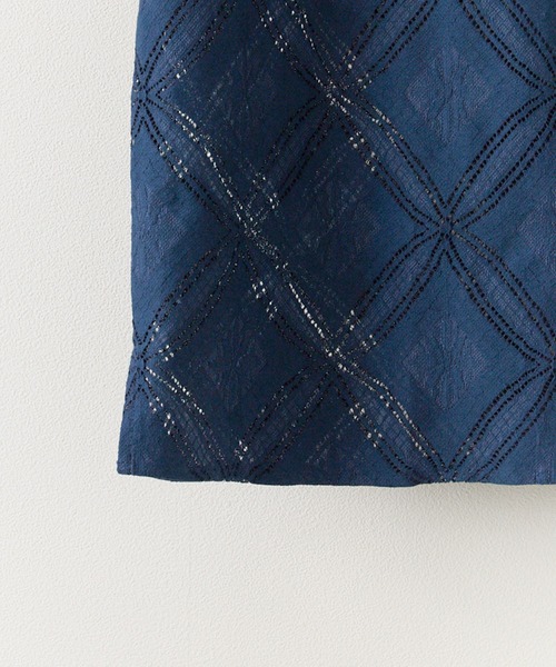 ROOPTOKYO（ループトウキョウ）の「透かし柄シャツ（シャツ/ブラウス・メンズ・ブラック/ネイビー/ホワイト・M/L）」の5枚目の写真