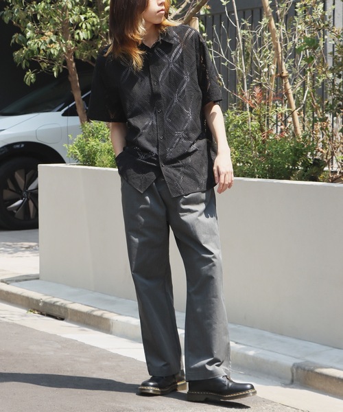 透かし柄シャツ（シャツ/ブラウス）｜ROOPTOKYO（ループ