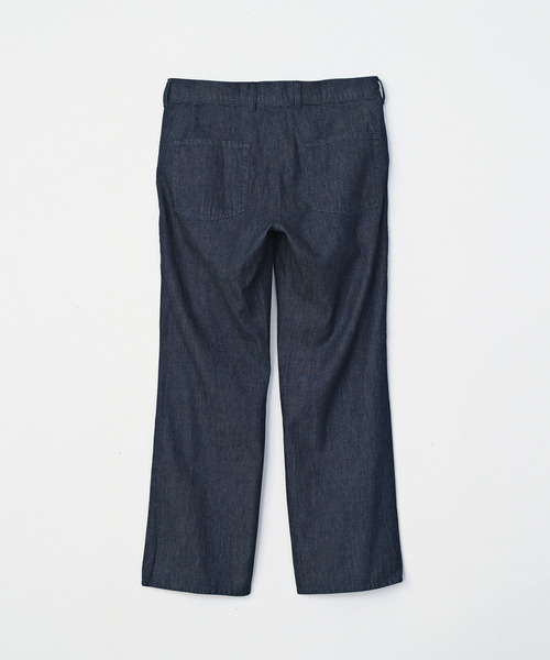 VICTIM（ヴィクティム）の「VICTIM ヴィクティム / DENIM SLACKS ライトオンステーパードデニムスラックス / VTM-25-P-001（デニムパンツ・メンズ・ライトブルー/インディゴブルー・1）」の10枚目の写真