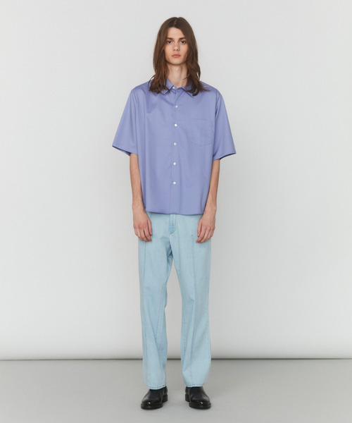 VICTIM（ヴィクティム）の「VICTIM ヴィクティム / DENIM SLACKS ライトオンステーパードデニムスラックス / VTM-25-P-001（デニムパンツ・メンズ・ライトブルー/インディゴブルー・1）」の15枚目の写真