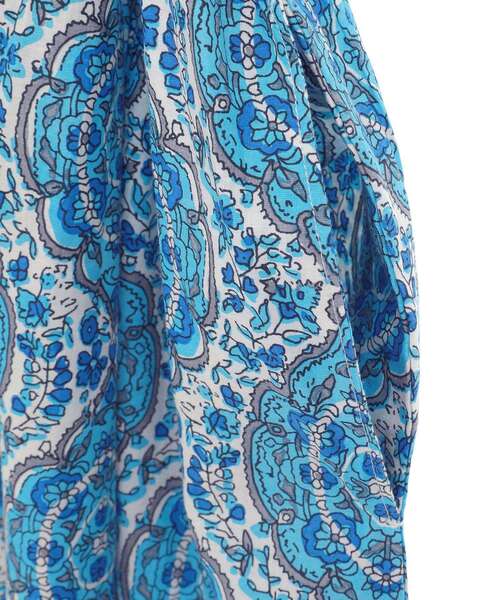 CRAFT STANDARD BOUTIQUE(クラフトスタンダードブティック)の「インド綿アラベスク柄ワンピース(ワンピース・レディース・カーキ/ブルー・FREE)」の20枚目の写真