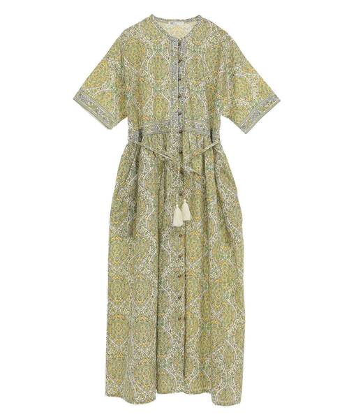 【美品】未使用 アラベスク柄 ワンピース JEWEL MORRY'S アラベスクプリントワンピース JEWEL MORRY'S