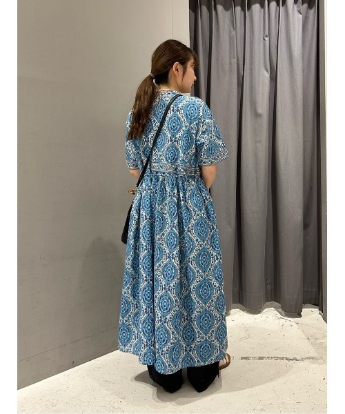 セール】インド綿アラベスク柄ワンピース（ワンピース）｜CRAFT