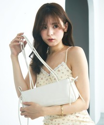 Olu. | サイドリボンスクエアバッグ(ハンドバッグ)