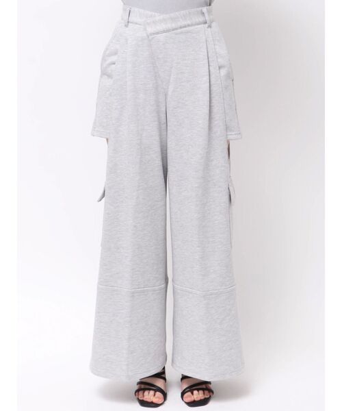 dazzlin（ダズリン）の「サイドーオープンワイドカーゴパンツ（カーゴパンツ・レディース・グレー・MEDIUM/SMALL）」の9枚目の写真