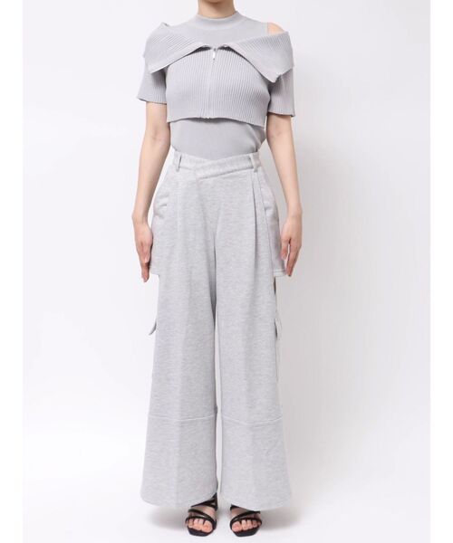 dazzlin（ダズリン）の「サイドーオープンワイドカーゴパンツ（カーゴパンツ・レディース・グレー・MEDIUM/SMALL）」の17枚目の写真