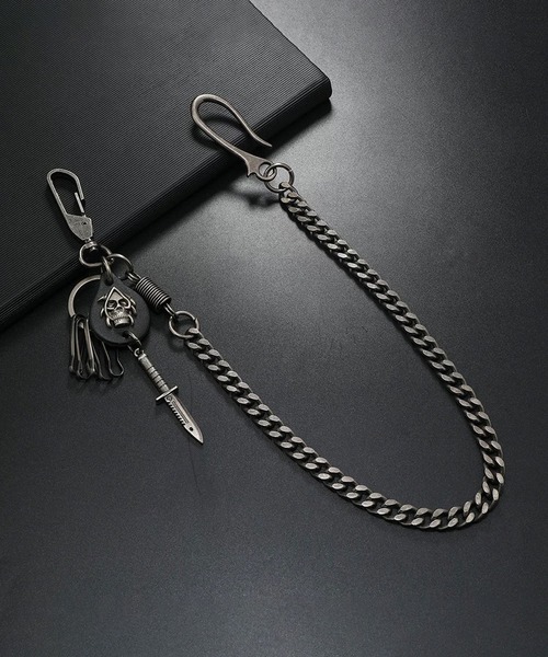セール】ABETTOR デザインウォレットチェーン50cm-60cm