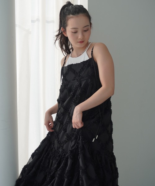 チェックジャガードワンピース（ワンピース）｜eimy istoire