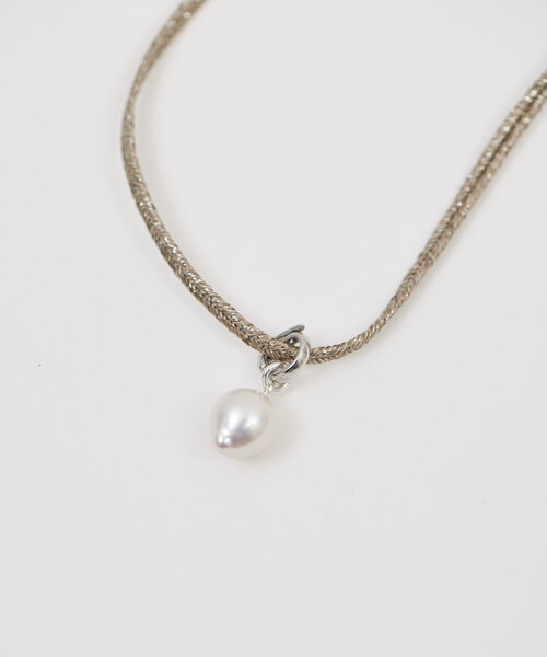 GALLARDAGALANTE(ガリャルダガランテ)の「【2.718×Lemme.】パールコードチョーカー(リング・レディース・シルバー系その他4・FREE)」の7枚目の写真