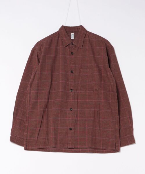 ARCHIVER(アーカイバ)の「【Ca】【it】【KATO(カトー)】232 グレンチェックレギュラーシャツ(シャツ/ブラウス・メンズ・ブラウン・S/XL)」の1枚目の写真