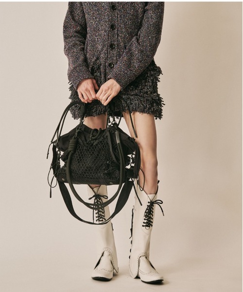 beautiful people（ビューティフルピープル）の「over engineering    hanging tote bag（ショルダーバッグ・レディース・ブラック・FREE）」の11枚目の写真